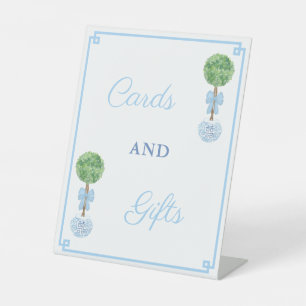 Preppy Boxwood Cards and Gifts Boy Baby Shooter Sockelschild