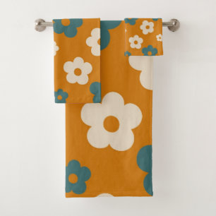 Preppy Brown bleu Hippie Motif