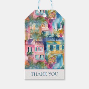 Preppy Charleston Houses Personalisiert Geschenkanhänger