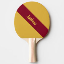 Preppy Chic Red and Yellow Personalisiert Name