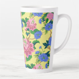 Preppy Chinoiserie Floral Milchtasse