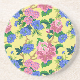Preppy Chinoiserie Floral Wine Tumbler Getränkeuntersetzer