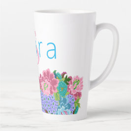 Preppy Chinoiserie mit Monogrammname Milchtasse