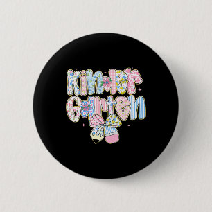 Preppy Ck Zur Schule Floral Kindergarten Coquette  Button