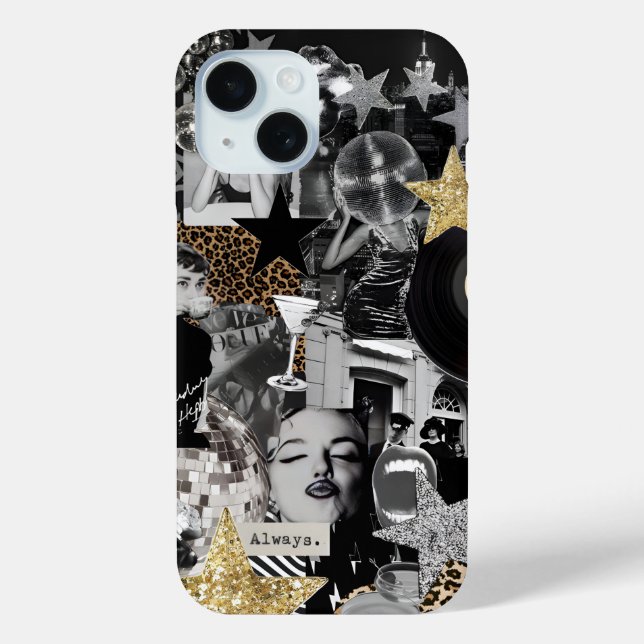 Preppy Collage, trendy Summer Collage Phone Case (Rückseite)