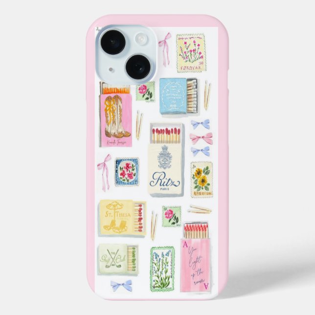 Preppy Collage, trendy Summer Collage Phone Case (Rückseite)