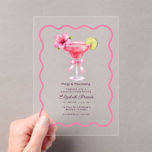 Preppy Coquette Margs & Matrimony Junggesellinnena Acryleinladungen