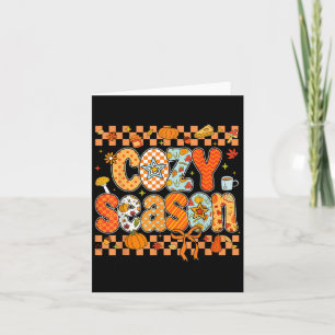 Preppy Cosy Season Fall Vibes Erntedank Hallowe Karte