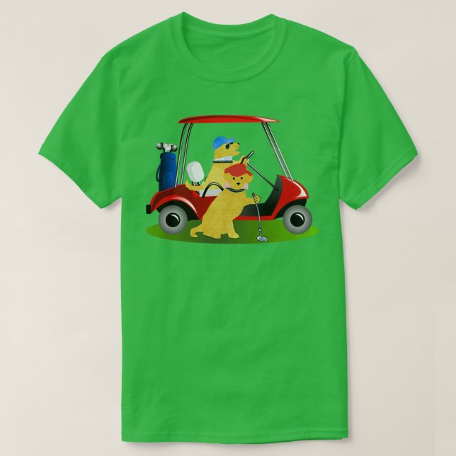 Preppy Dogs Golf T-Shirt (Design vorne)