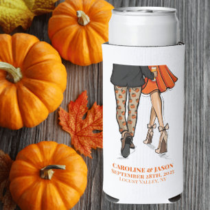 Preppy Fall Couple Pumpkin Pants Orange Kleid Selters Dosenkühler