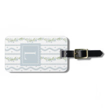 Preppy Floral Strip Gepäckmarke
