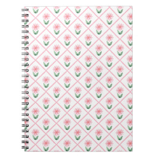 Preppy floral trellis grandmillenial notizblock