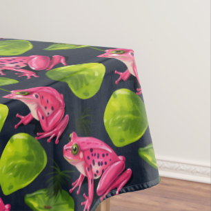 Preppy Frosch Themed Party Tableclout Tischdecke