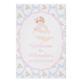 Preppy Grandmillennial Dolby Me Poster Sign