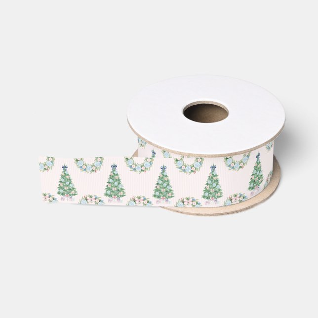 Preppy Grandmillennial Ripsband (Spule)