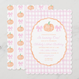 Preppy Grandmillennial Unser kleiner Pumpkin Einladung