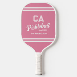 Preppy Green Pickleball Club Custom Wappen Party Schläger