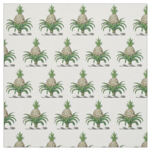 Preppy Heraldische Ananas Wappen Crest Stoff