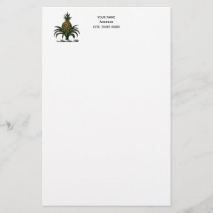 Preppy heraldisches Ananas-Wappen-Farbe-GEWICHT Briefpapier