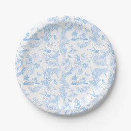 Preppy Jungle Chinoiserie Toile Pappteller