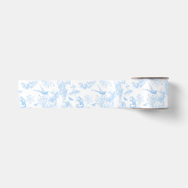 Preppy Jungle Chinoiserie Toile Satinband