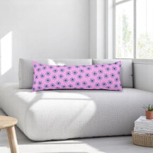 Preppy Lila Blue Floral Simple Blume Pattern