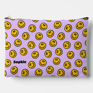 Preppy Lila Pencil Case Zubehörtasche