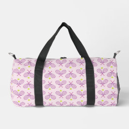 Preppy Lila Tennis Duffle Bag