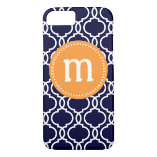 Preppy marokkanisches individuelles Monogramm in N Case-Mate iPhone Hülle