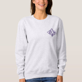 Preppy Mit Monogramm Sweatshirt