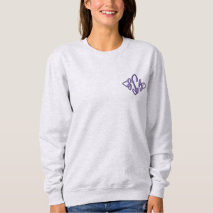 Preppy Mit Monogramm Sweatshirt