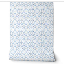 Preppy Monogram Baby Boy Kinderzimmer Tapete