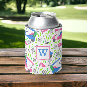 Preppy Monogram Golf Dosenkühler