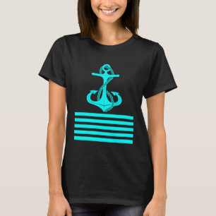 Preppy Nautical Anchor Geschenke für Segler Boote  T-Shirt