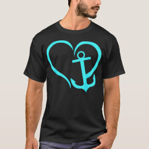 Preppy Nautical Anchor Geschenke für Segler Boote T-Shirt