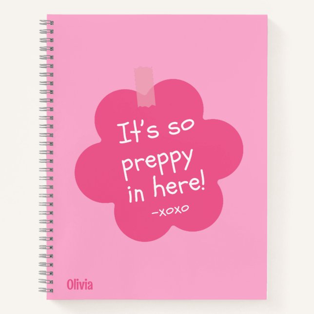 Preppy-Notebook Notizbuch (Vorderseite)
