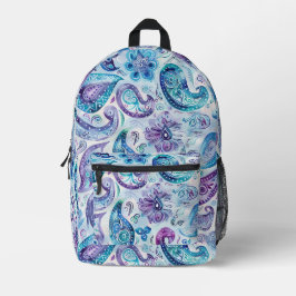 Preppy Paisley Backpack Bedruckter Rucksack