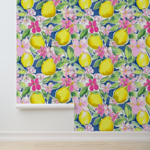 Preppy Palm Beach Lemons Tapete