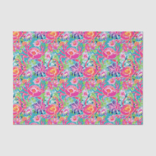 Preppy Palm Beach Ocean Crabs Muster Seidenpapier