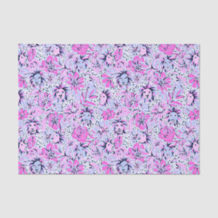 Preppy Palm Beach Print Lila Lions Seidenpapier
