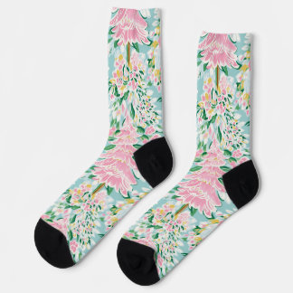 Preppy Pastel Christmas Trecks Socken