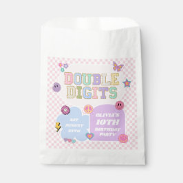 Preppy Patch 10. Geburtstagsparty Geschenktütchen