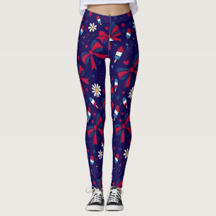 Preppy Patriotisch Leggings