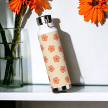 Preppy Peach Orange Hippie Blume
