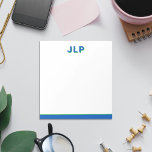 Preppy-Personalisierte erste Notepad Notizblock<br><div class="desc">Meine Preppy Personalisierte erste Notepad eignen sich hervorragend für Geschenke für Freunde,  Familie und sogar für sich selbst. Personalisieren Sie mit Initialen für ein einzigartiges Geschenk.</div>
