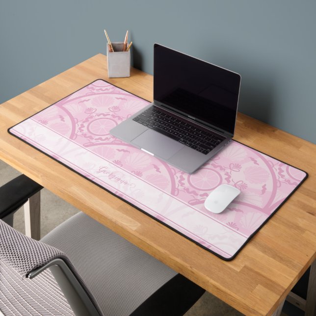 Preppy Personnalisée En Mandala Rose Art Déco (Bureau 2)