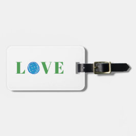 Preppy-Pickleball-Liebe Gepäckanhänger