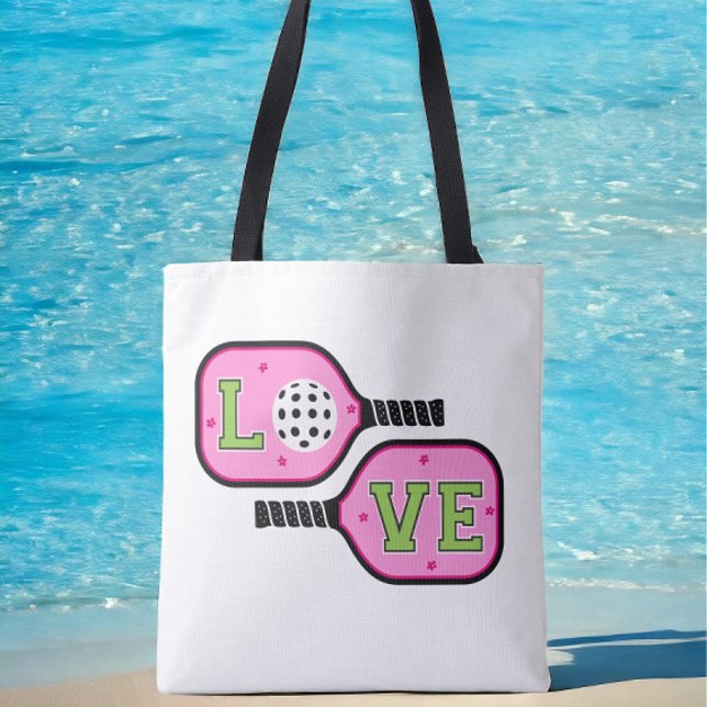 Preppy Pickleball Paddle Liebe Blume Tasche (Von Creator hochgeladen)