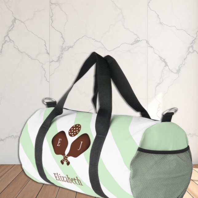 Preppy-Pickleball-Streifen Duffle Bag (Von Creator hochgeladen)
