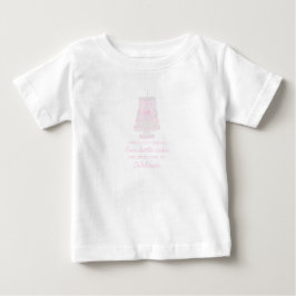 Preppy Pink Birthday Cake Erster Geburtstag Baby T-shirt